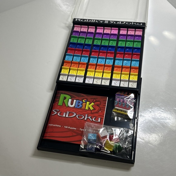 Rubik's Sudoku Puzzle Game Good Used Condition w/ Instructions‎ - Picture 3 of 3